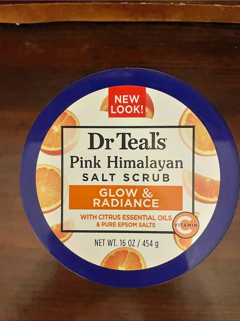 Dr Teal's Pink Himalayan Salt Scrub Glow & Radiance 16 oz Glow & Radiance Scrub